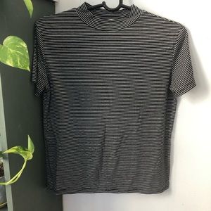 Black and White Striped T-shirt